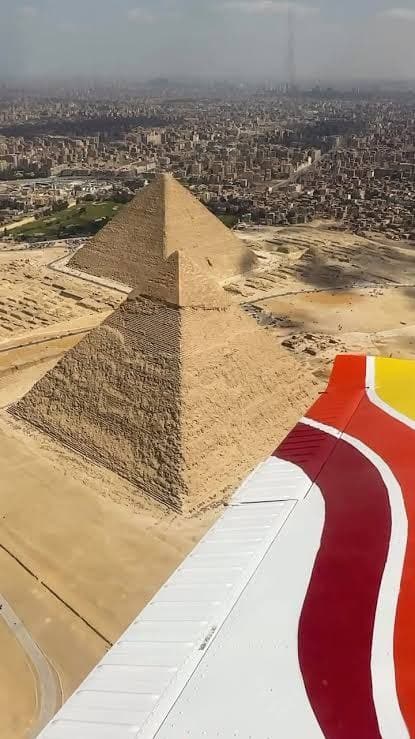 Scenic Flight Over Pyramids